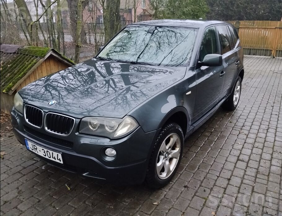 BMW X3 2.0 dīzelis, 2007. gads, labā tehniskā stāvoklī. Tehniskā apskate līd