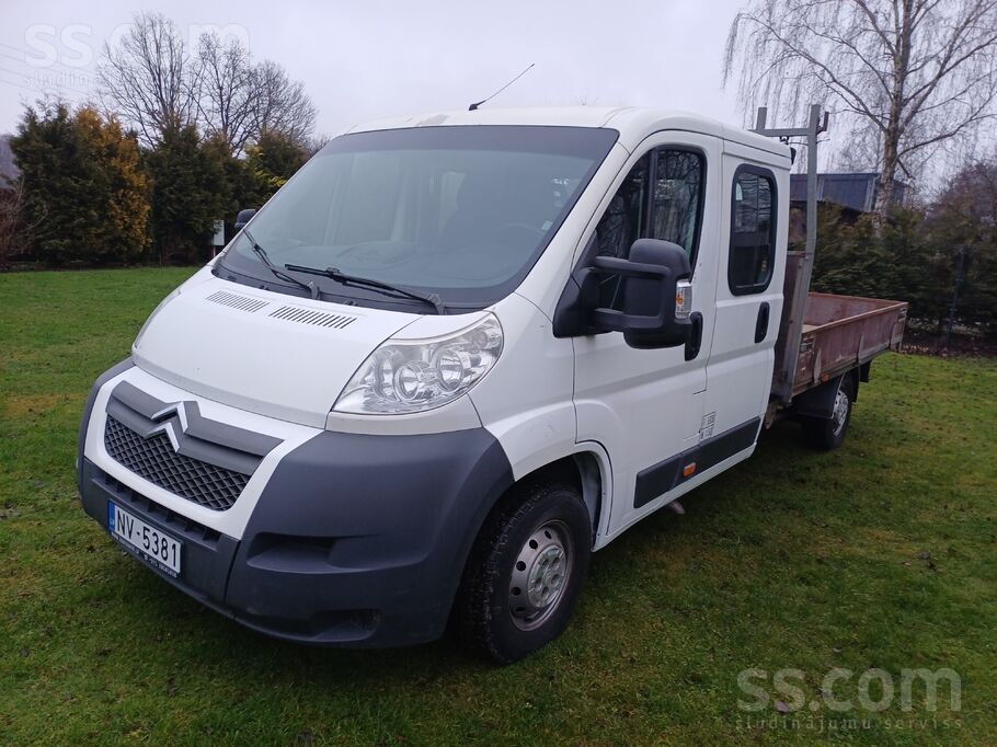 Citroen Jumper 2.2 Hdi, 6 sēdvietas, Webasto, kravas kaste, apkopes veiktas