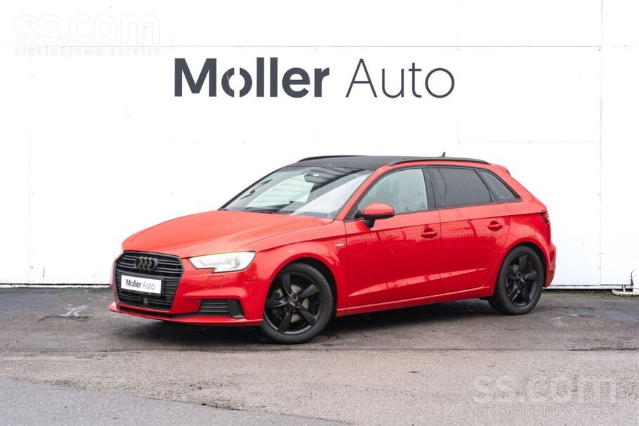 Audi A3 S-Line 1.5Tfsi (150zs) ar Automātisko pārnesumkārbu.
Sline Inter