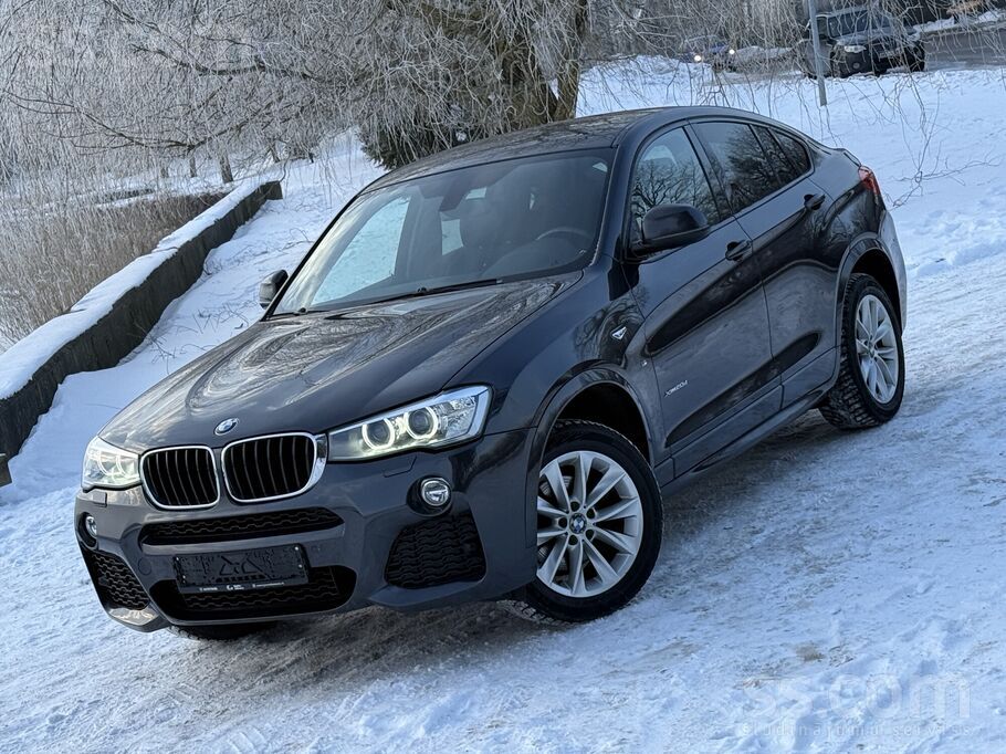 Pardodu BMW X4 X-Drive M-Paket ar 2.0D-140Kw motoru. Mašina tiko atzīta. Lat