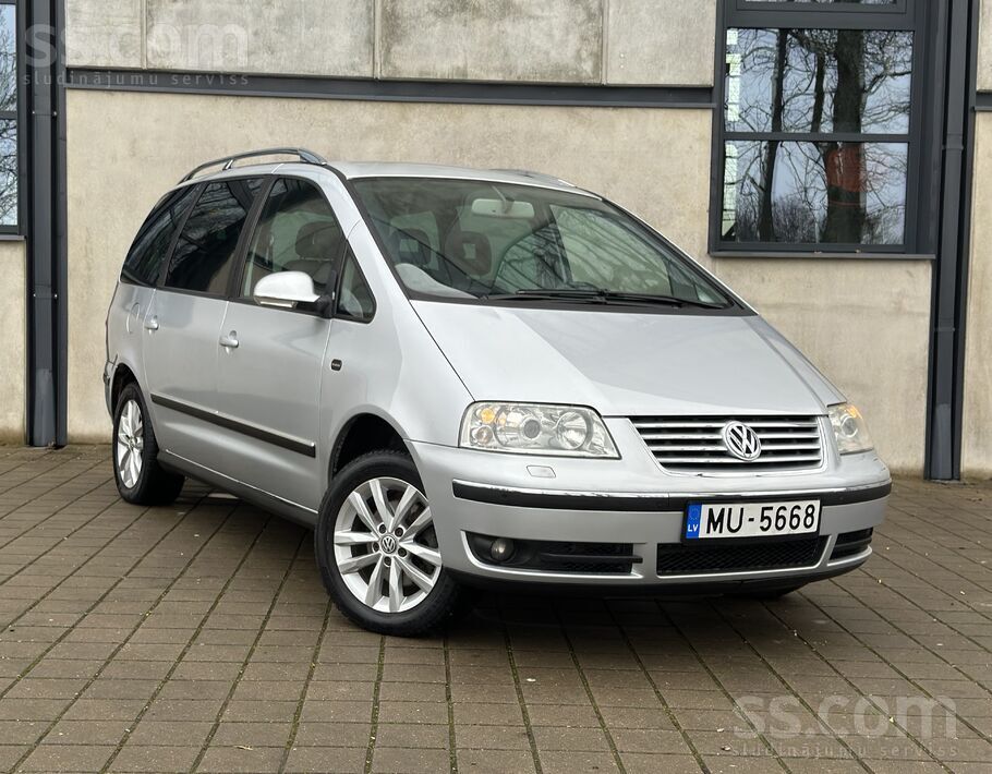 Volkswagen VW Sharan, 1.9 Tdi, Manuālis, 7vietīgs, Facelift,