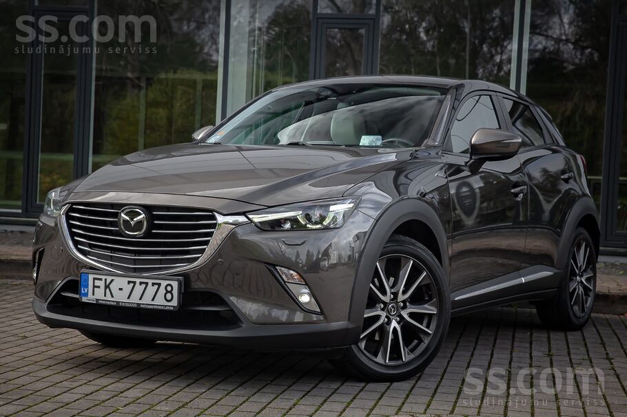 Īpašniece pārdod Mazda Cx-3. Auto pirkts Latvijā, Inchape Motors, esmu vienī