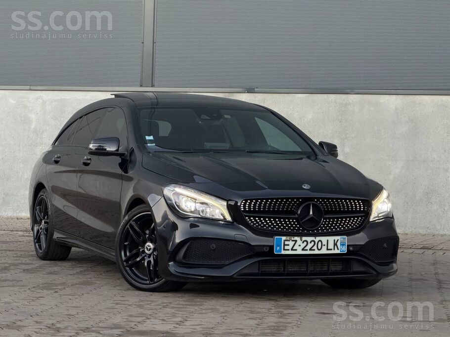 MB Cla 220d Amg Paket Black Edition Tikko no Francijas. Auto perfekta stavok