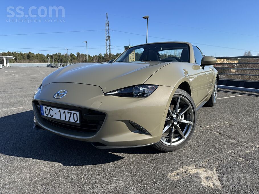 Mazda Mx-5 RF 2.0L (181 Zs) – Exclusive-Line. Zircon Sand. Kā jauna. 

Pār
