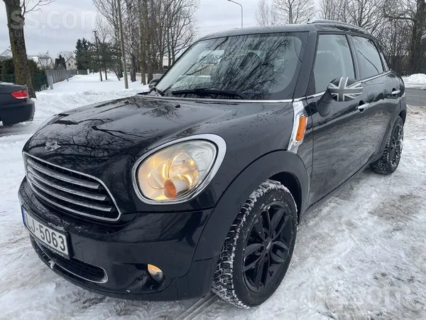 Mini Mini Countrymen 1.6 dīzelis 66kw. Pirmreizējā reģi