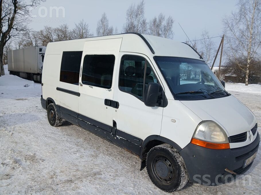 Pardodu labu kravas-pasazieru busu. 2.5 dci. 9 vietas. Nav japerk vinetes. i