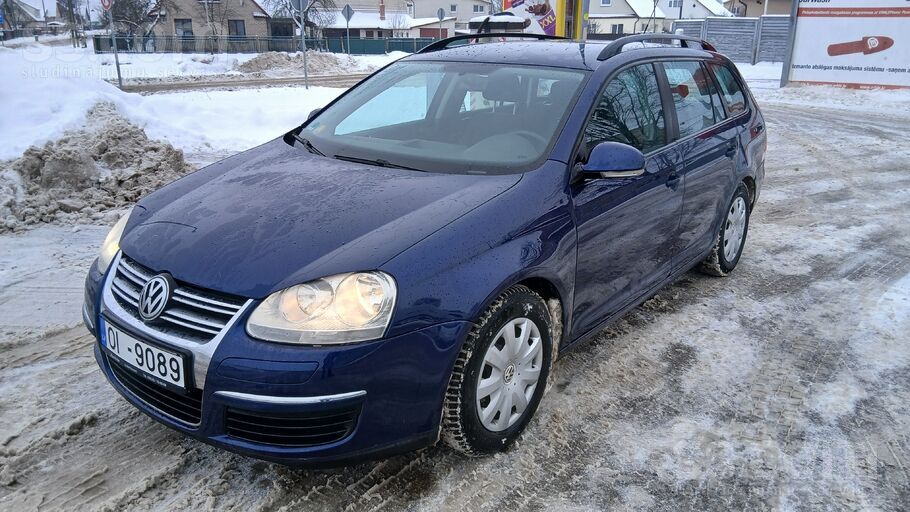 Volkswagen Vw Golf 5 Variant 1.9 77kw, originals nobraukums, 
