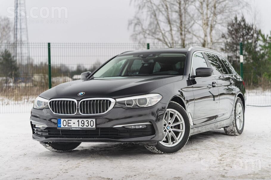 BMW 518d ar 2.0 litru dīzeļdzinēju un automātisko transmisiju.
Elegants, k