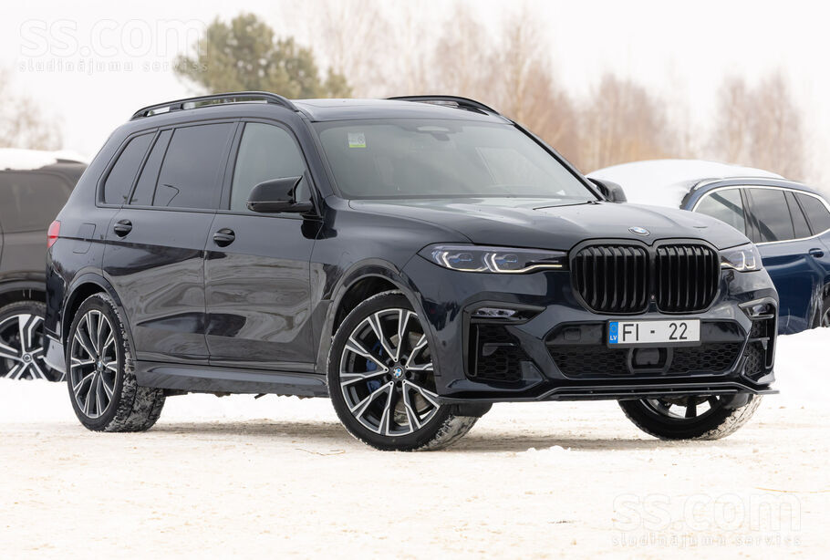 BMW X7 M50d 294kW/400zs, automātiskā ātrumkārba.
Perfektā tehniskā un vizu
