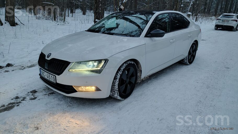 Skoda Superb, 2.0 110kW dīzelis, 6 ātrumi mehānika, bez
