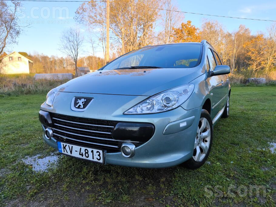 Peugeot 1.6d 80kw (110zs) ļoti labā stāvoklī, 7 vietas, Co