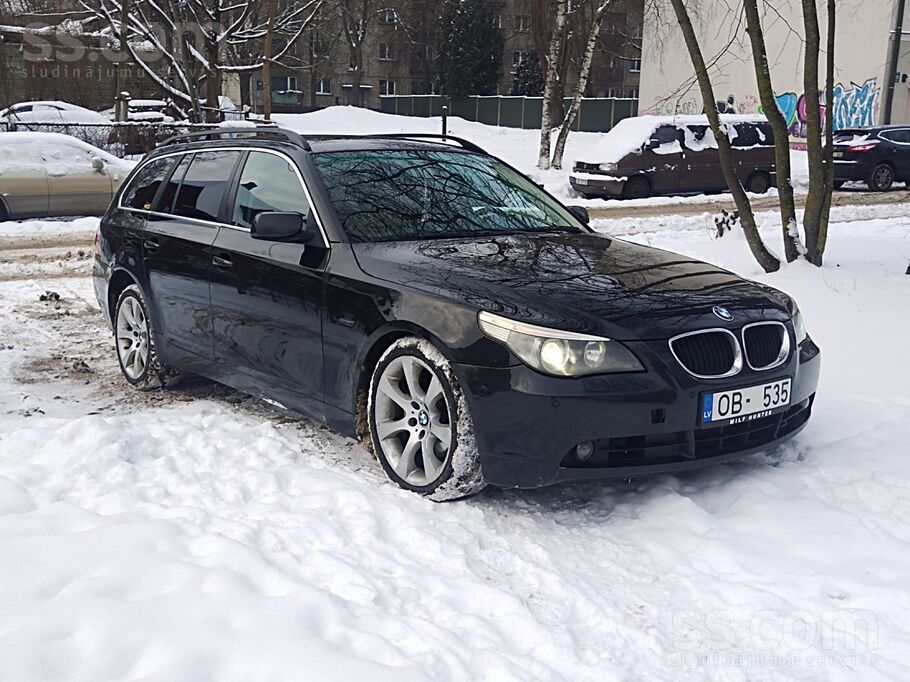 Pārdod BMW 535D, 200 kw, Jauna TA, Automāts, auto labā stāvoklī, tiko izieta