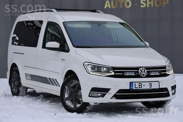 Volkswagen VW Caddy Maxi Highline. Ar pilnāko komplektāciju.