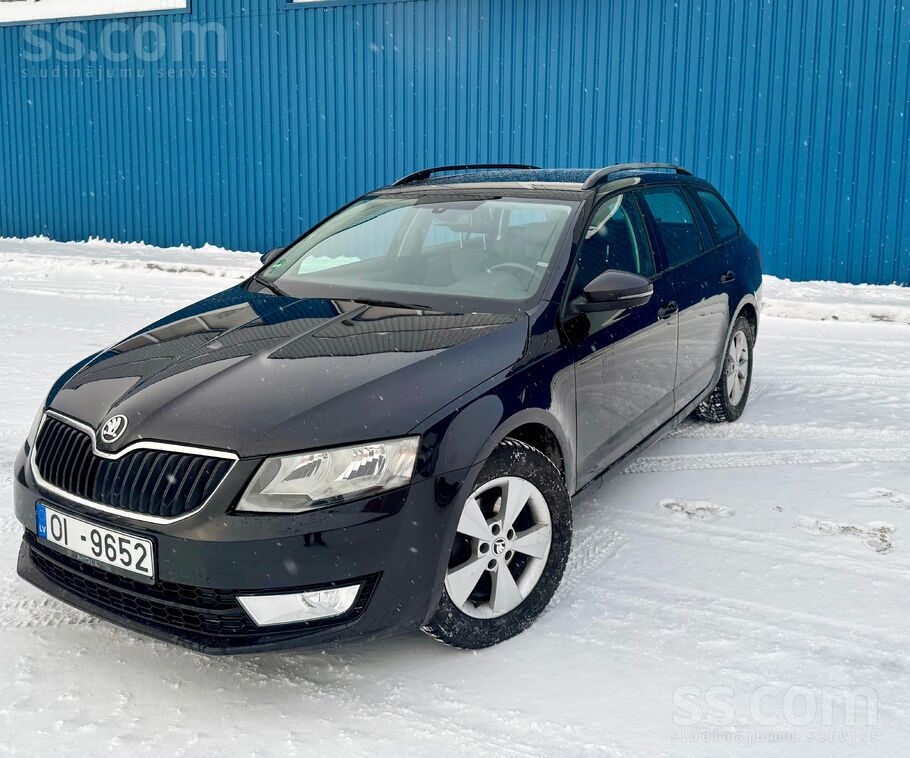 Pārdodas škoda octavia 1.6tdi 77kw 2013. gada. Auto tikko piereģistrēta Latv