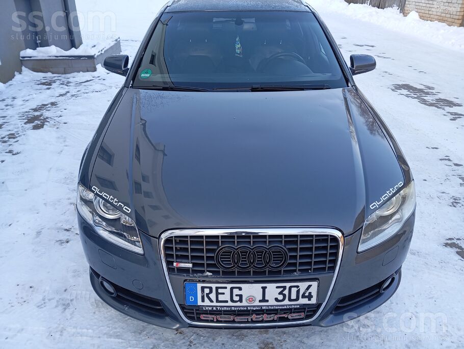 Audi Auto tikko atvests no Vācijas. S-Line, Quattro. Ko
