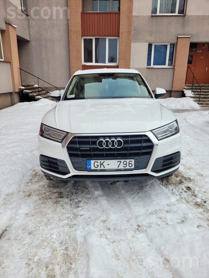 Tiek pārdots labi kopts Audi Q5 2020.gada izlaidums. Apskate līdz 2027.gada