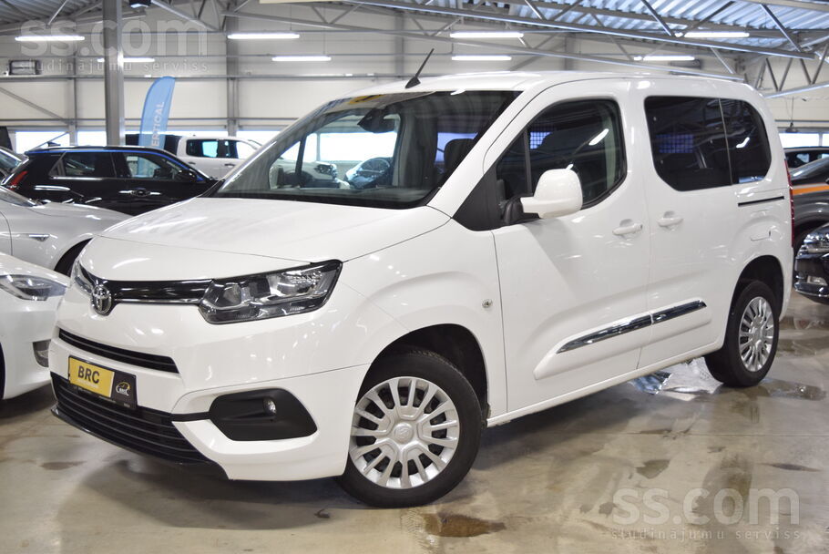 Toyota Proace City. 2020. gada. 1.5 dīzelis, 75 Kw (102 Hp)

Par iespēju a