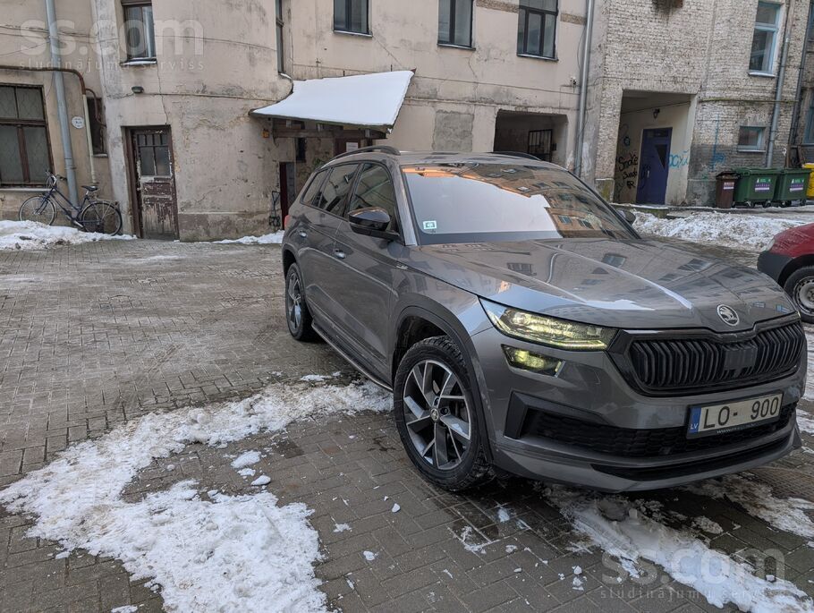 Škoda Kodiaq 2.0 Dīzelis 147Kw Sportline. Garantija rūpnīcas līdz 100 tūksto