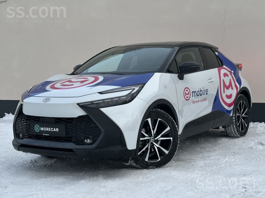 Toyota C-Hr 1.8 Hybrid 140Zs ar automātisko pārnesumkārbu. Cena ar Pvn.
