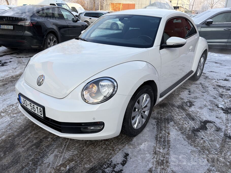 VW Beetle 1.2 benzīns 77kw/105zs, mehānika, kondicionieris, lietie diski, ja