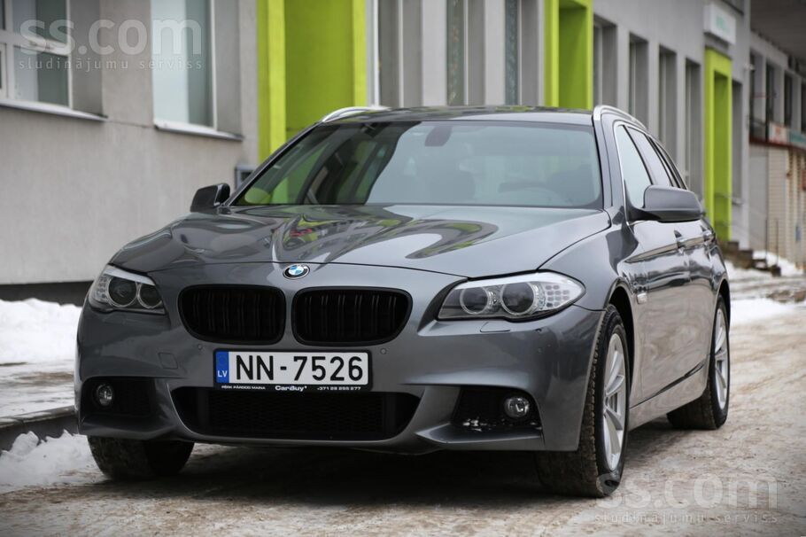 BMW 525d 160kw, sport automatic, komforta ādas sēdekļi