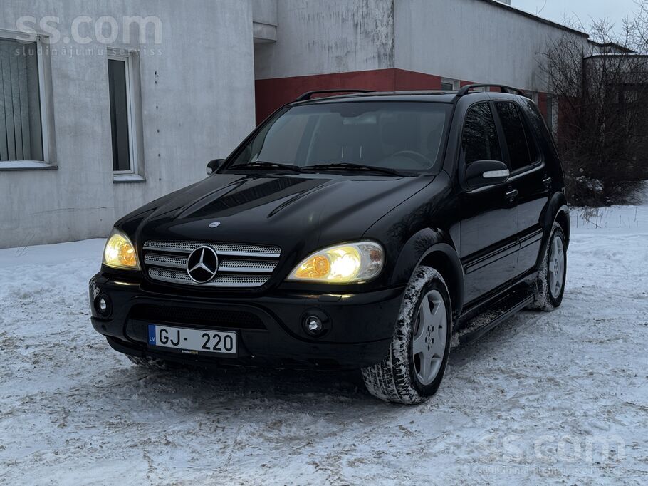 Mercedes ML 5.5 Amg - Tehniska laba stavokli, ir vizuala ru