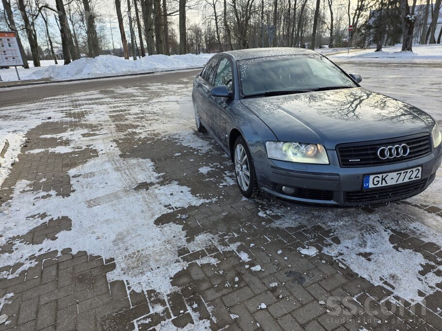 Sakarā ar jauna auto iegādi pārdodu 2002. gada Audi A8. Dzinējs 4, 2L benzīn