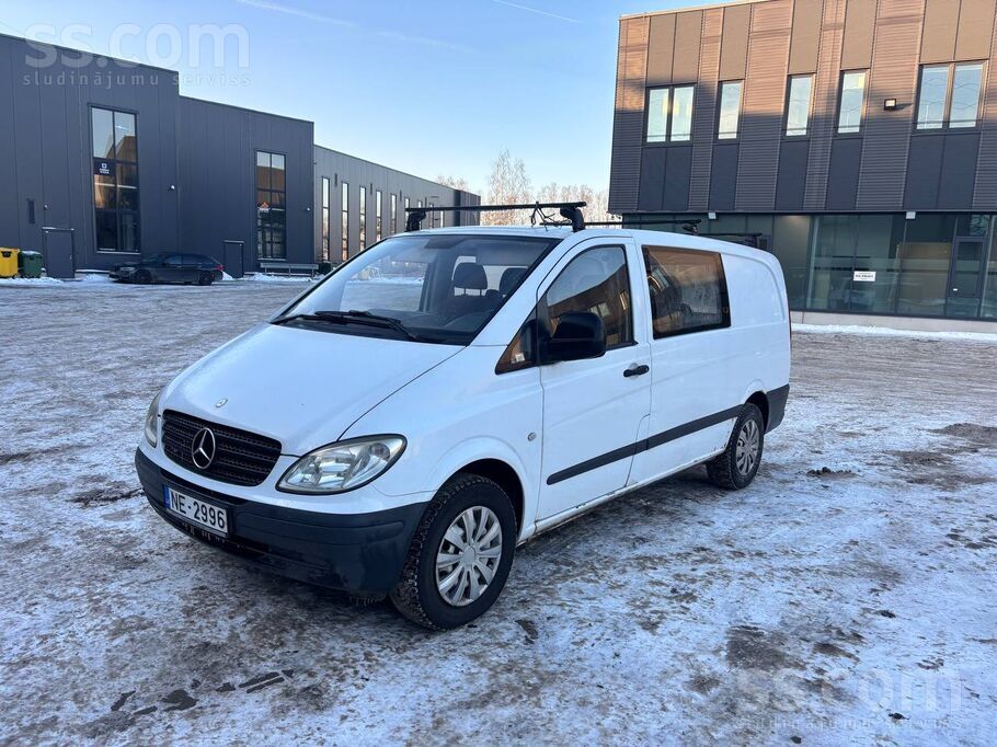 Uzņēmums pārdod tehniski labu Mercades Vito 109. Auto labā tehniskā stāvoklī