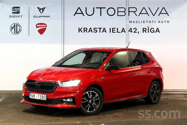 Skoda Piedāvājam Škoda Fabia Montecarlo. 1.0Tsi benzīna