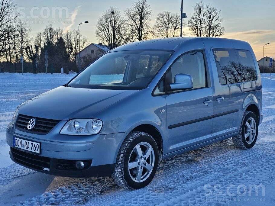 Volkswagen Tikko no Vācijas VW Caddy Life Family 1.9 Tdi 77kw