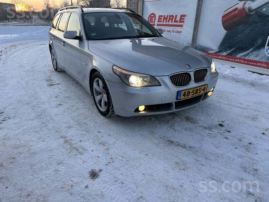 BMW Bmw 530d 2007.gada, perfektá vizuálà un tehniskà s