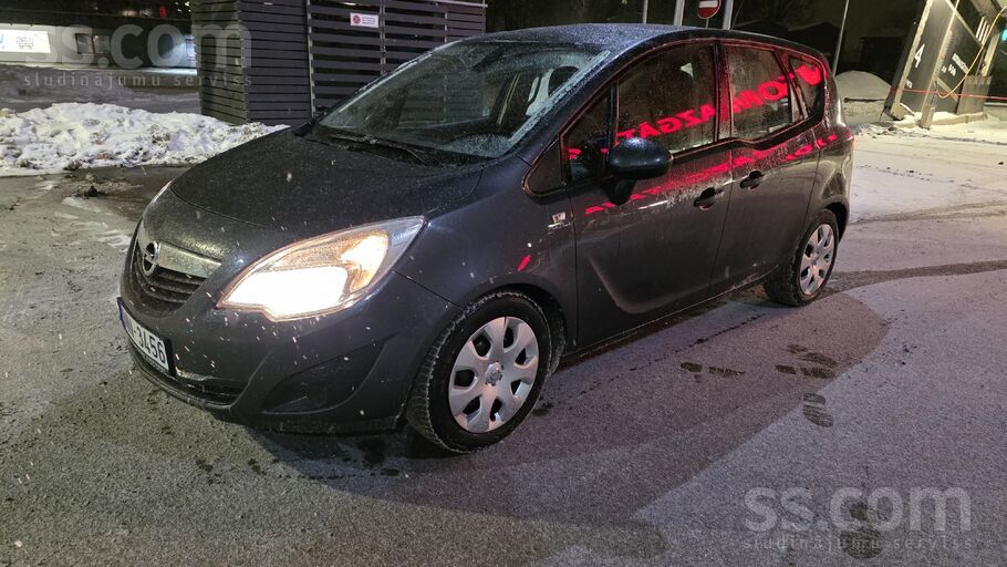 Opel Meriva B 1.3 dīzelis ļoti ekonomisks (3.5 trase, 4.5 pilsētā l/100 km),