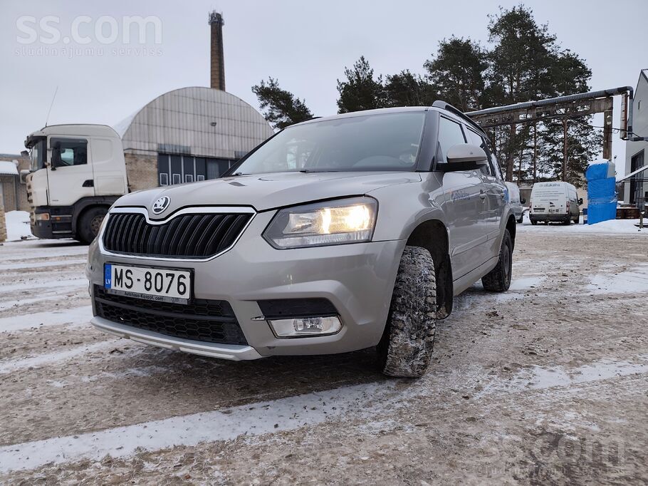 Škoda Yeti 4x4, pirmā reģistrācija 02.2017, 2.0Tdi, 81kW ar manuālo 6 pakāpj