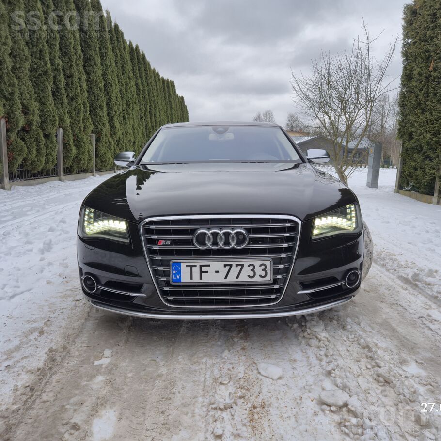 Audi S8 4.0 Tfsi Quattro. Superauto un komfortabls biznesa sedans vienā. 
A