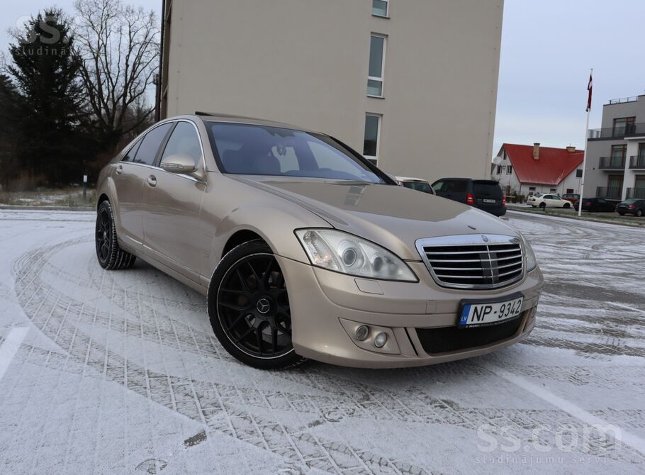MB S500, Brabus Edition, V8, Automāts, 5.5i benzīns ar 285Kw. TA 11.2026.