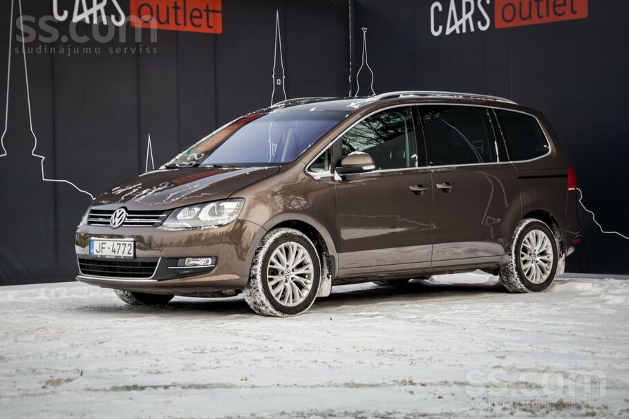 Volkswagen VW Sharan ar 2.0 litru dīzeļdzinēju un automātisko