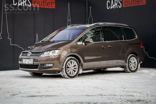 Volkswagen VW Sharan ar 2.0 litru dīzeļdzinēju un automātisko