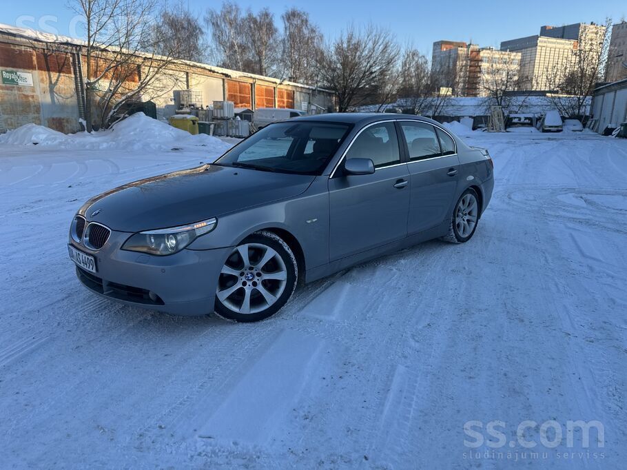 Bmw e60 545i manuālis.
245kw/333hp
Tikko atvests no Vācijas.
Ļoti