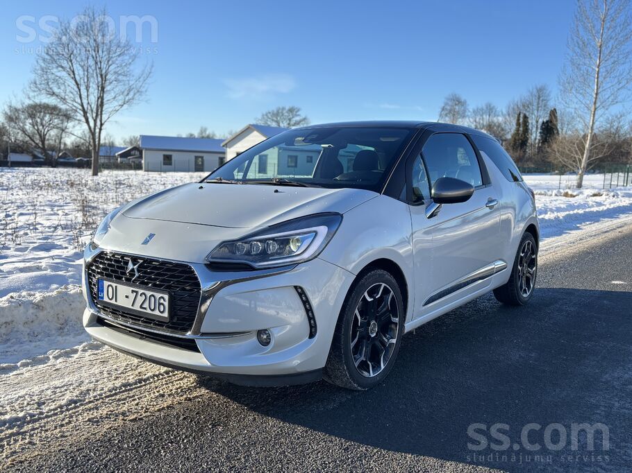 Pārdošanā Citroen Ds3 labā stāvoklī un komplektācijā, neliels nobraukums.
