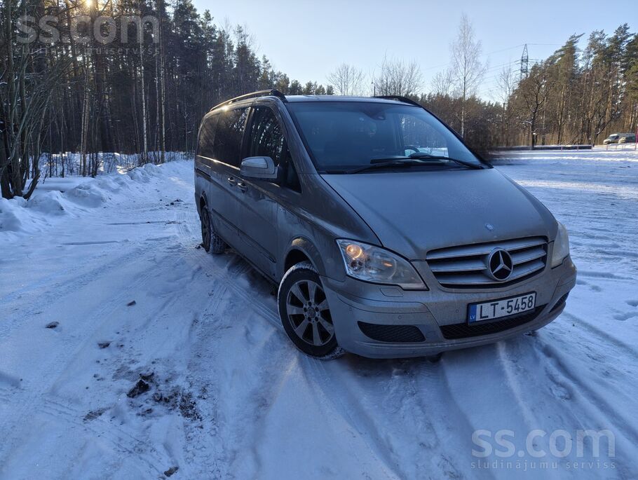 Mercedes Viano 2.2D ar manuālo kārbu. Kas ir maz pieejams tirgū.
Pietiekoš