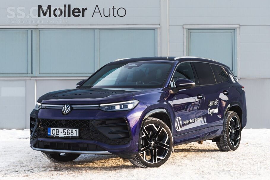 Volkswagen Tayron R-Line, 1.5 tsi (150Zs), Pvn, Lv Auto.
Rūpnīcas Garantij