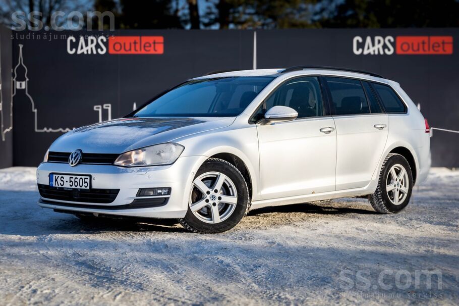 Volkswagen VW Golf 7 ar 1.6 litru dīzeļdzinēju un manuālo tra