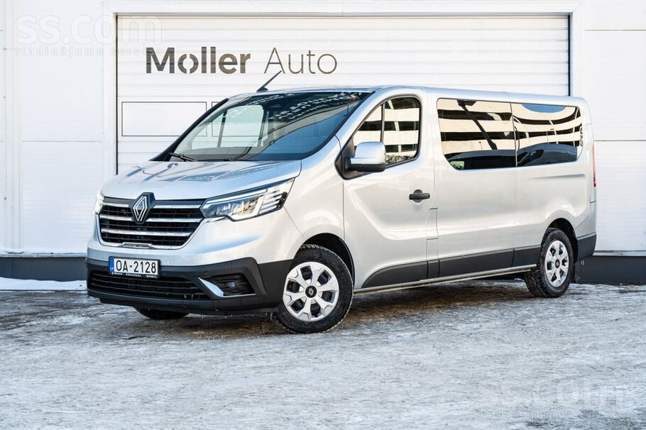 Renault Trafic 9-vietas 2.0 Tdi (150 zs) ar automātisko pārnesumkārbu. Cena