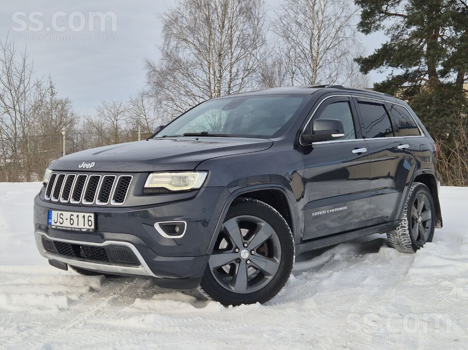 Jeep Grand Cherokee 3.0 Overland.
Pilnīgi jauna TA.
- Sēdekļu apsild