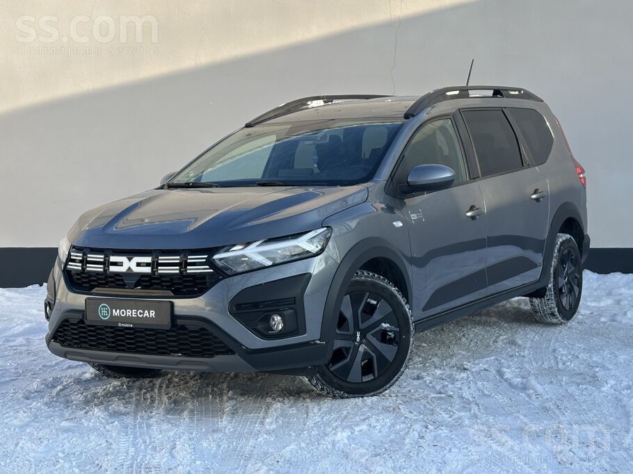 Dacia Jogger 110Zs ar mehānisko pārnesumkārbu. Cena ar Pvn.
Automobilim