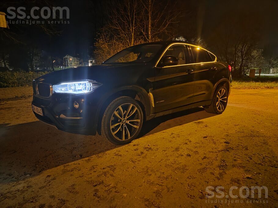 Pārdodu BMW X6 xDrive ar 3.0 dīzeļa dzinēju. Auto vienmēr savlaicīgi apkopts