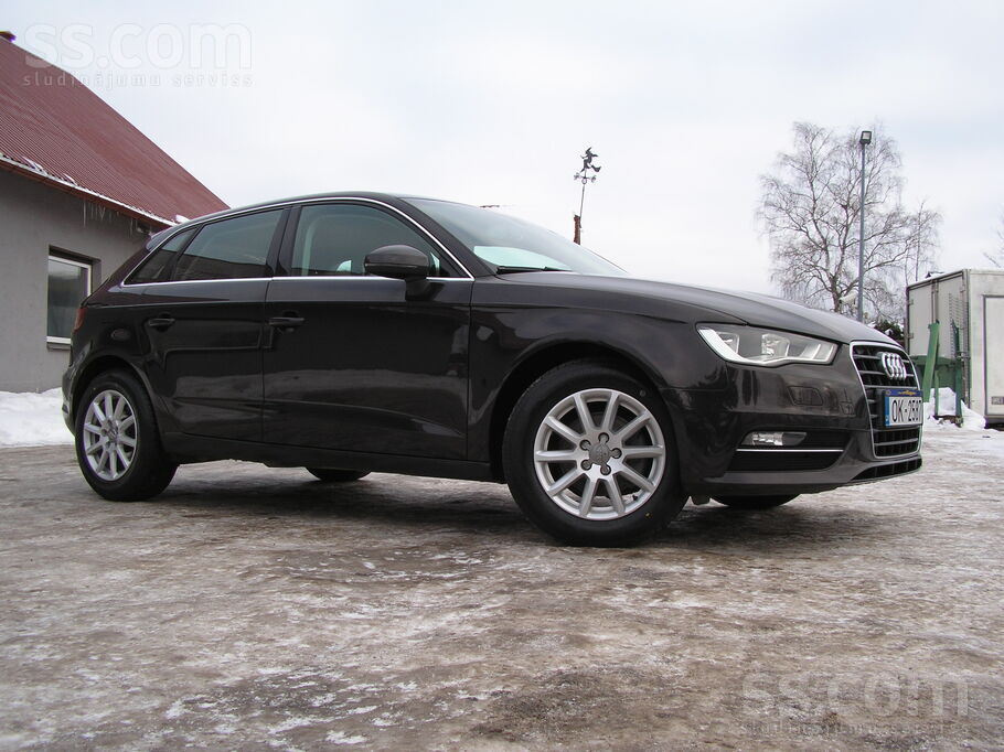 Audi Tikko no Dānijas. Audi A3 Sportback. 5durvis. Jaun