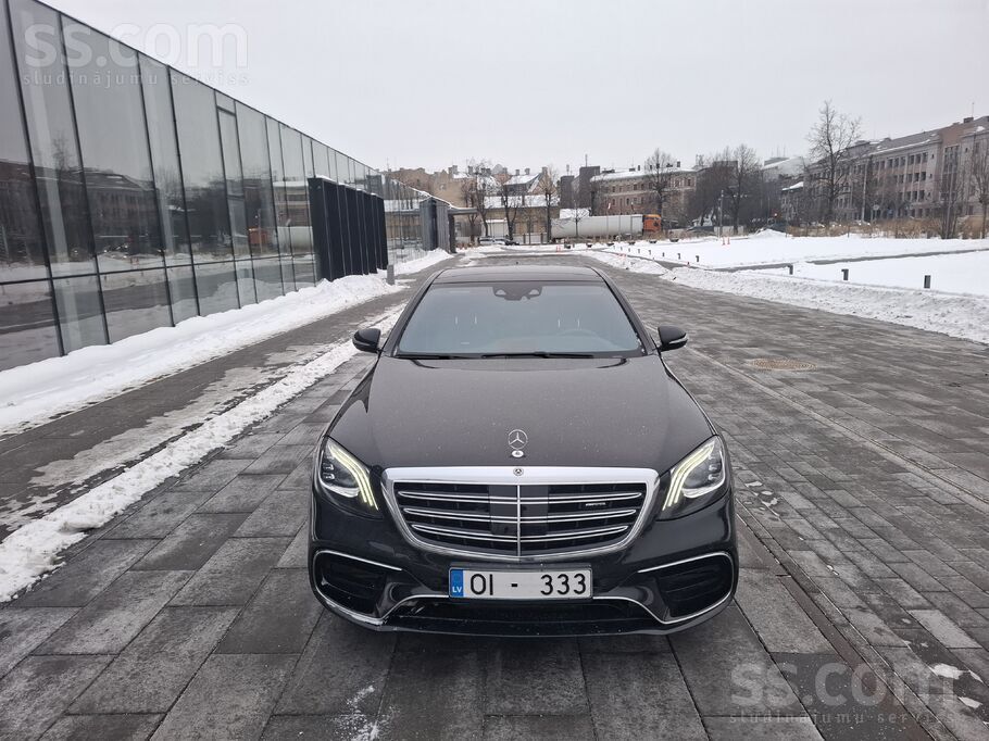 Mercedes Benz S63Amg Facelift, mašīna ideāla stāvoklī, visās modifikācijas u