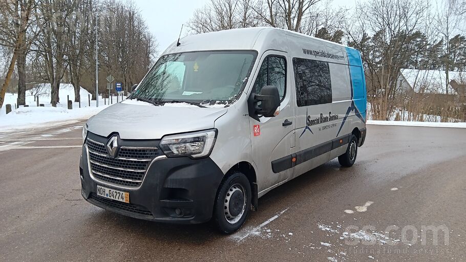 Renault Master 2, 3d 132kw no Nīderlandes, labā tehniskā un vizuālā kārtībā,