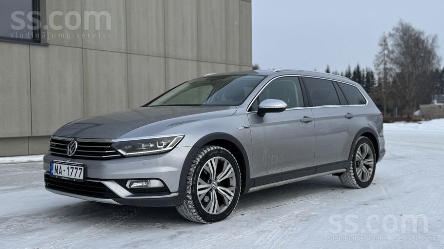 VW Passat Alltrack, 4motion, 2.0 dīzelis, 140kW.
18" oriģinālie lietie dis